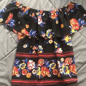 Lily White Floral Blouse